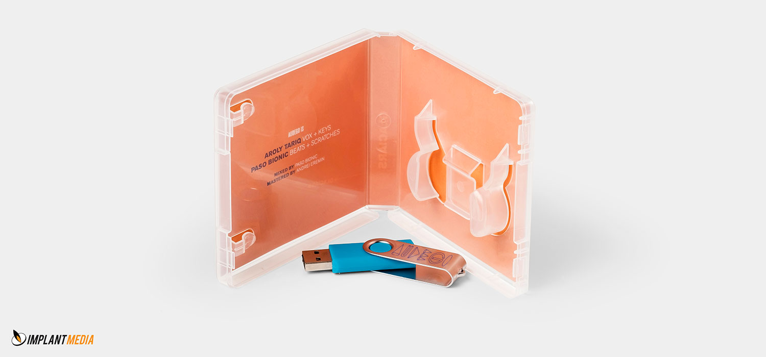 The progression of the promotional USB
